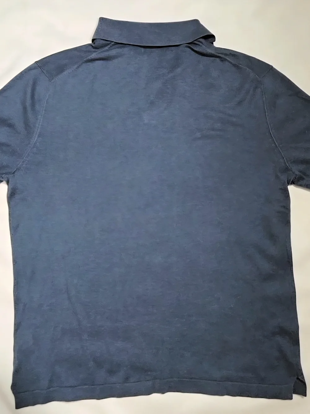 Banana Republic Silk/Cotton Polo Shirts Multi-Pack (2) Blue & Sage Gray -  Sm